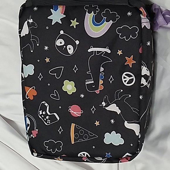 Cat & Jack Rainbow, Dinosaur, Pizza, World Lunch Bag - Picture 2 of 6